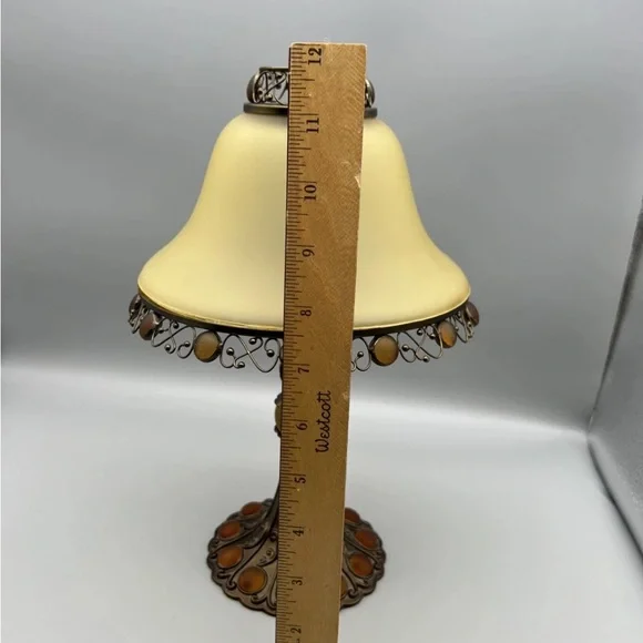 PartyLite Amber Accent Lamp Candle Holder - Picture 5 of 9